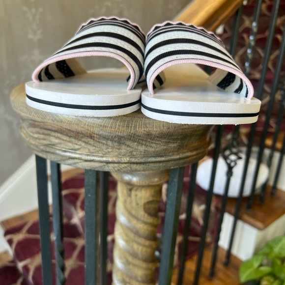 Kate Spade ladies fabric slip on sandals very good condition size 9 1/2 - Picture 9 of 12